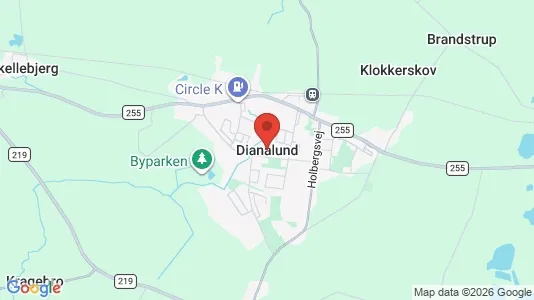 Huse til salg i Dianalund - Foto fra Google Street View