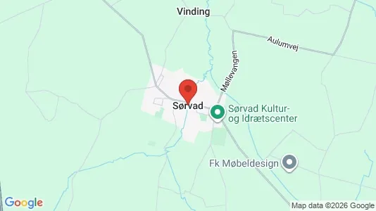 Huse til salg i Sørvad - Foto fra Google Street View