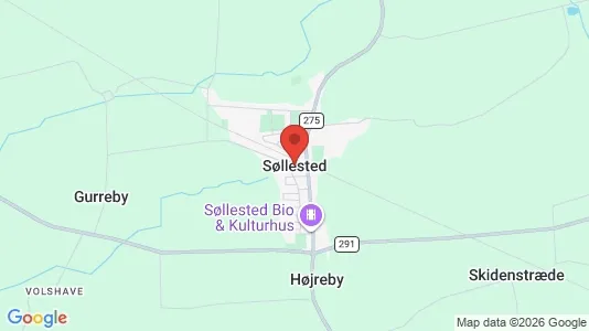 Huse til salg i Søllested - Foto fra Google Street View