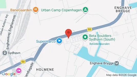 Lejligheder til leje i København SV - kort over placeringen