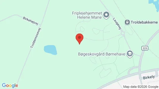 Lejligheder til leje i Helsinge - kort over placeringen