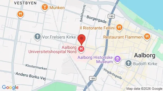 Lejligheder til leje i Aalborg Centrum - kort over placeringen