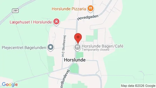 Lejligheder til salg i Horslunde - kort over placeringen