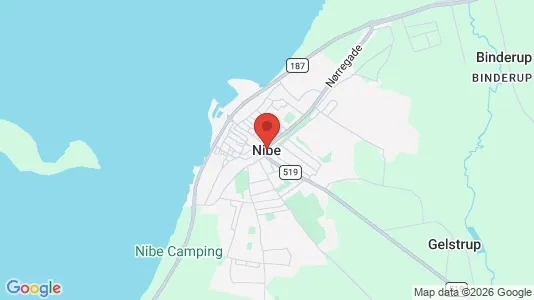 Huse til salg i Nibe - Foto fra Google Street View