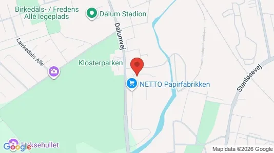 Lejligheder til leje i Odense SV - kort over placeringen