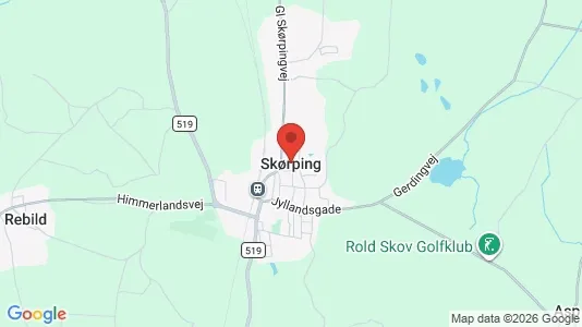Huse til salg i Skørping - Foto fra Google Street View