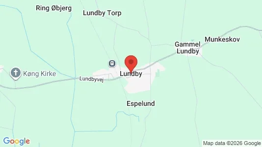 Huse til salg i Lundby - Foto fra Google Street View