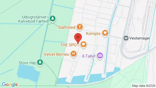 Lejligheder til leje i København S - kort over placeringen