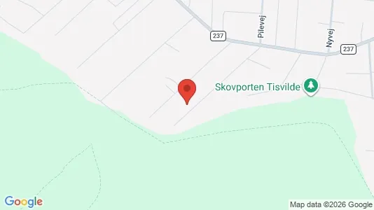 Lejligheder til salg i Tisvildeleje - kort over placeringen