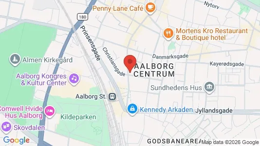Lejligheder til leje i Aalborg Centrum - Foto fra Google Street View