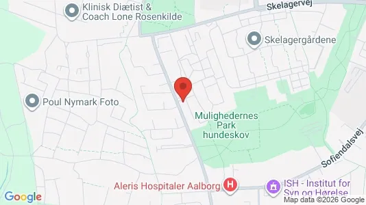 Lejligheder til leje i Aalborg SV - kort over placeringen