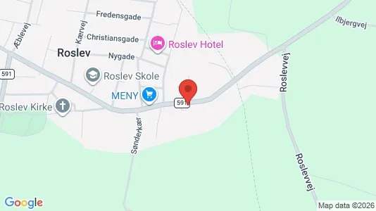 Lejligheder til leje i Roslev - Foto fra Google Street View
