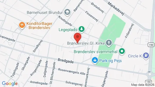 Lejligheder til leje i Brønderslev - Foto fra Google Street View