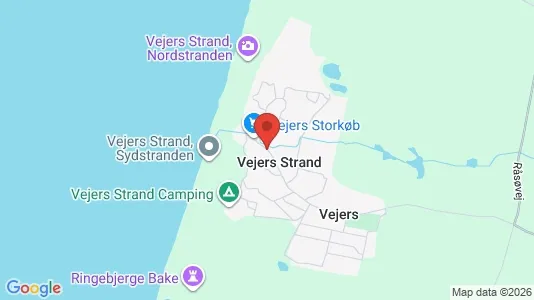 Sommerhuse til salg i Vejers Strand - Foto fra Google Street View