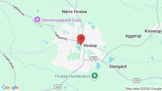Huse til salg i Hvalsø - Foto fra Google Street View