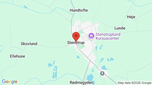 Huse til salg i Stenstrup - Foto fra Google Street View