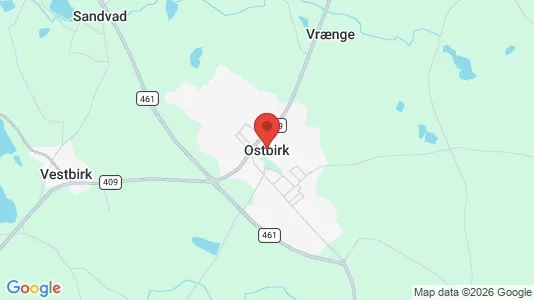 Huse til salg i Østbirk - Foto fra Google Street View