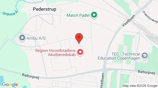 Lejligheder til leje i Ballerup - kort over placeringen