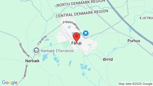 Huse til salg i Fårup - Foto fra Google Street View