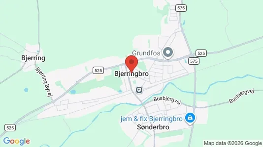 Huse til salg i Bjerringbro - Foto fra Google Street View