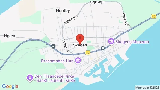 Huse til salg i Skagen - Foto fra Google Street View