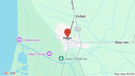 Huse til salg i Højer - Foto fra Google Street View