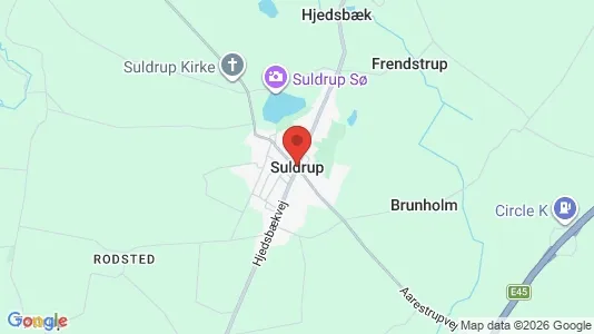 Huse til salg i Suldrup - Foto fra Google Street View