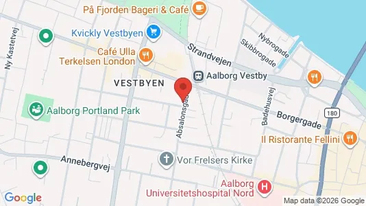 Lejligheder til salg i Aalborg Centrum - Foto fra Google Street View