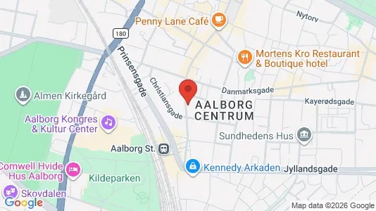 Lejligheder til leje i Aalborg Centrum - Foto fra Google Street View