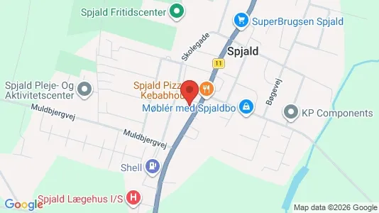 Lejligheder til leje i Spjald - Foto fra Google Street View