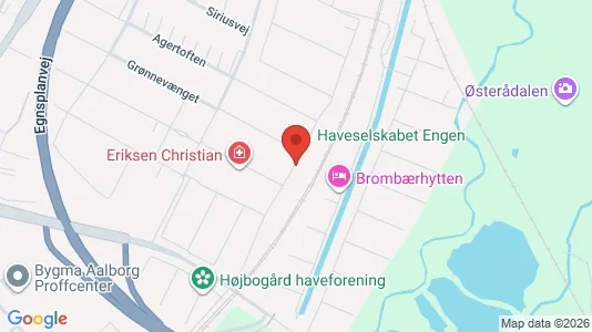 Lejligheder til leje i Aalborg SV - kort over placeringen