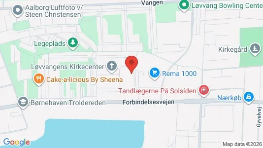 Lejligheder til salg i Nørresundby - kort over placeringen