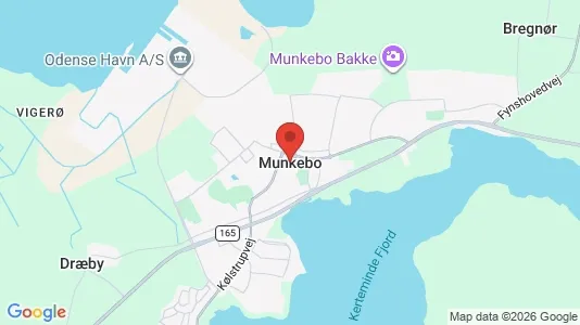 Huse til salg i Munkebo - Foto fra Google Street View