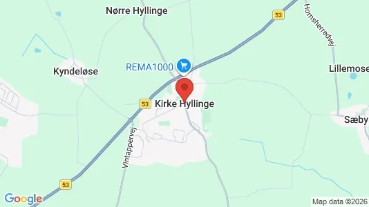 Sommerhuse til salg i Kirke Hyllinge - Foto fra Google Street View