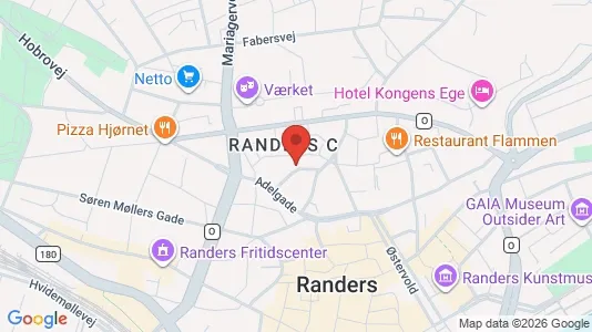 Lejligheder til salg i Randers C - Foto fra Google Street View