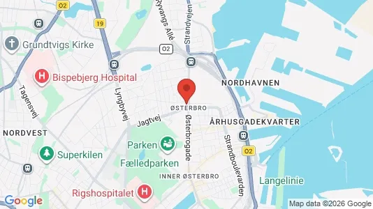 Huse til salg i Østerbro - Foto fra Google Street View