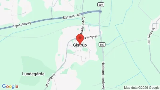 Huse til leje i Gistrup - Foto fra Google Street View