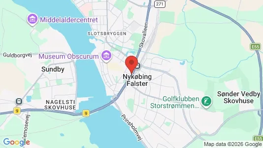 Huse til salg i Nykøbing Falster - Foto fra Google Street View