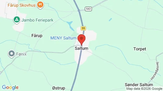Sommerhuse til salg i Saltum - Foto fra Google Street View