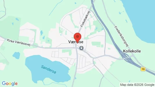 Huse til salg i Værløse - Foto fra Google Street View