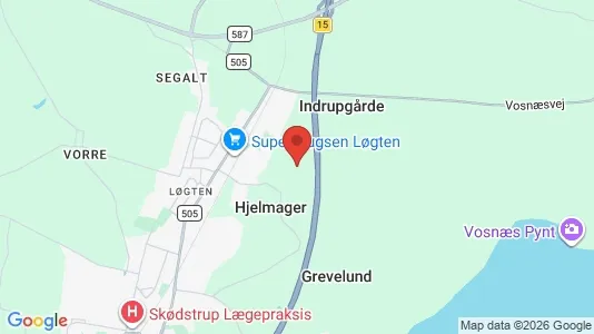 Rækkehuse til salg i Skødstrup - Foto fra Google Street View
