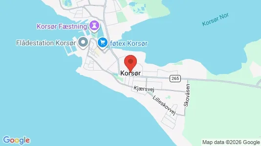 Huse til salg i Korsør - Foto fra Google Street View