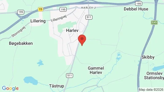 Huse til salg i Harlev J - Foto fra Google Street View