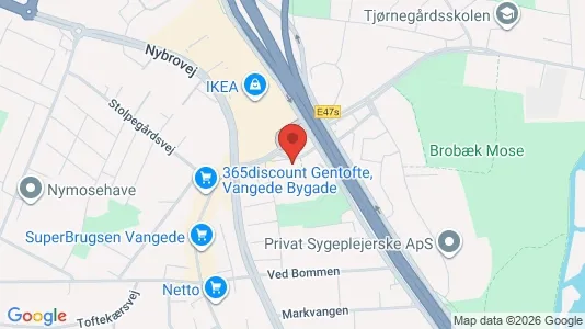 Lejligheder til salg i Gentofte - Foto fra Google Street View