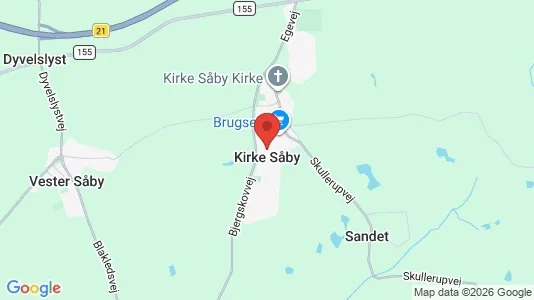 Grunde til salg i Kirke Såby - Foto fra Google Street View