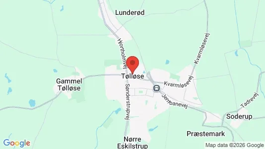 Huse til salg i Tølløse - Foto fra Google Street View