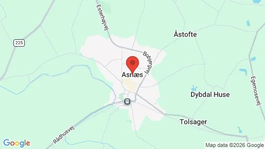 Huse til salg i Asnæs - Foto fra Google Street View