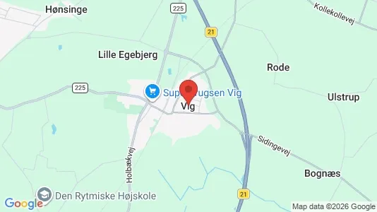 Huse til salg i Vig - Foto fra Google Street View