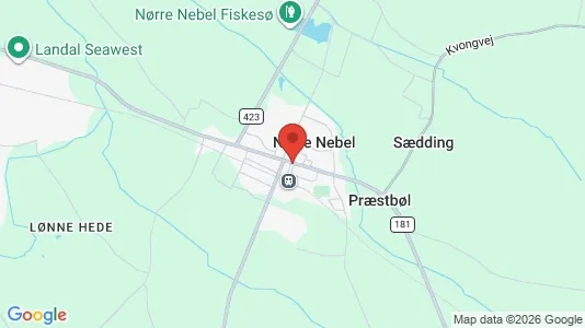 Grunde til salg i Nørre Nebel - Foto fra Google Street View