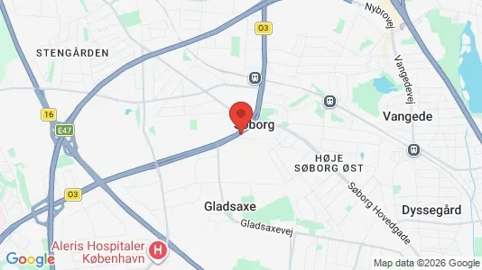 Huse til salg i Søborg - Foto fra Google Street View